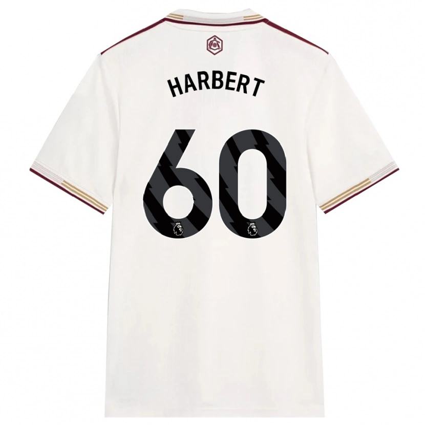 Danxen Dames Laila Harbert #60 Gebroken Wit Bourgondisch Thuisshirt Derde Tenue 2025/26 T-Shirt