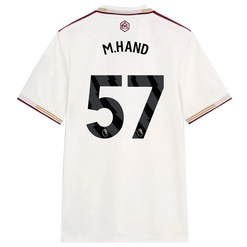 Danxen Dames Ismail Oulad M'hand #57 Gebroken Wit Bourgondisch Thuisshirt Derde Tenue 2025/26 T-Shirt