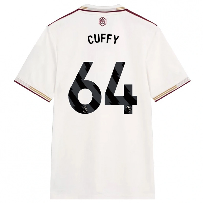 Danxen Dames Brooke Norton Cuffy #64 Gebroken Wit Bourgondisch Thuisshirt Derde Tenue 2025/26 T-Shirt