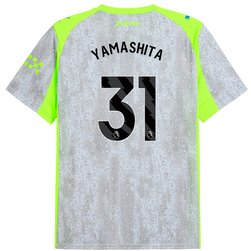 Danxen Dames Ayaka Yamashita #31 Grijs Geel Thuisshirt Derde Tenue 2025/26 T-Shirt