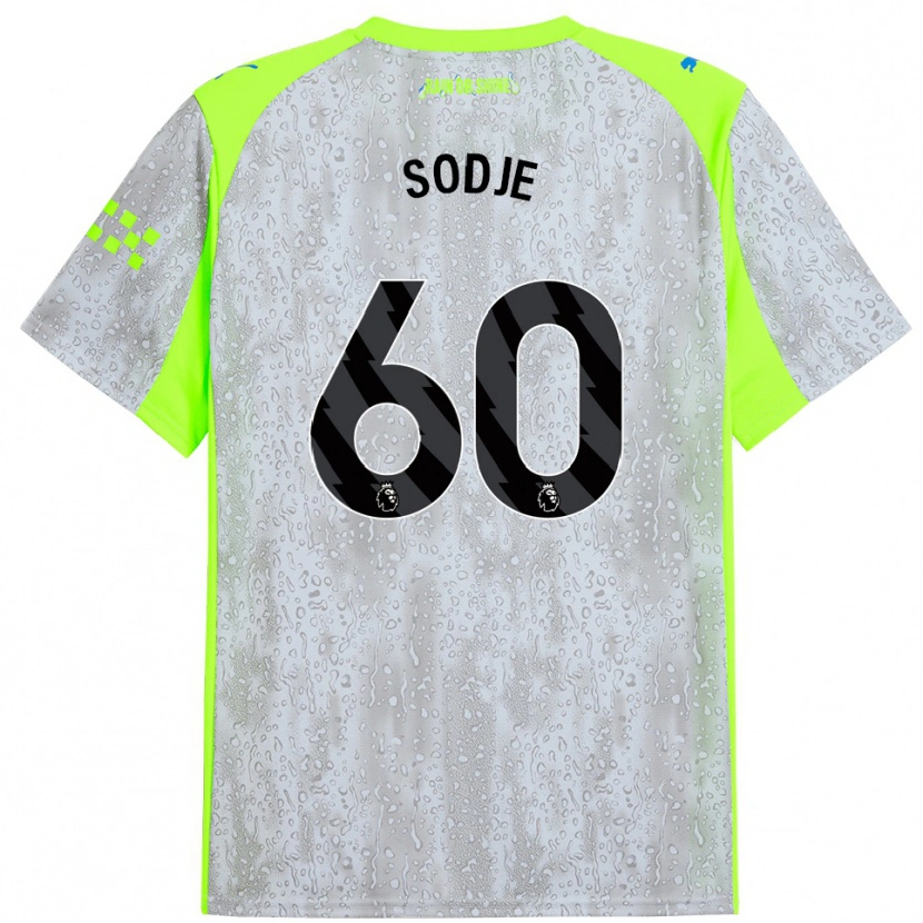 Danxen Dames Tai Sodje #60 Grijs Geel Thuisshirt Derde Tenue 2025/26 T-Shirt