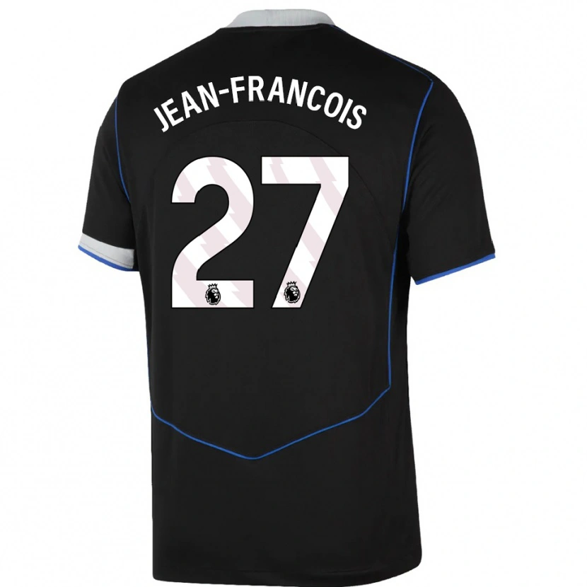 Danxen Dames Oriane Jean-Francois #27 Zwart Blauw Zilver Thuisshirt Derde Tenue 2025/26 T-Shirt