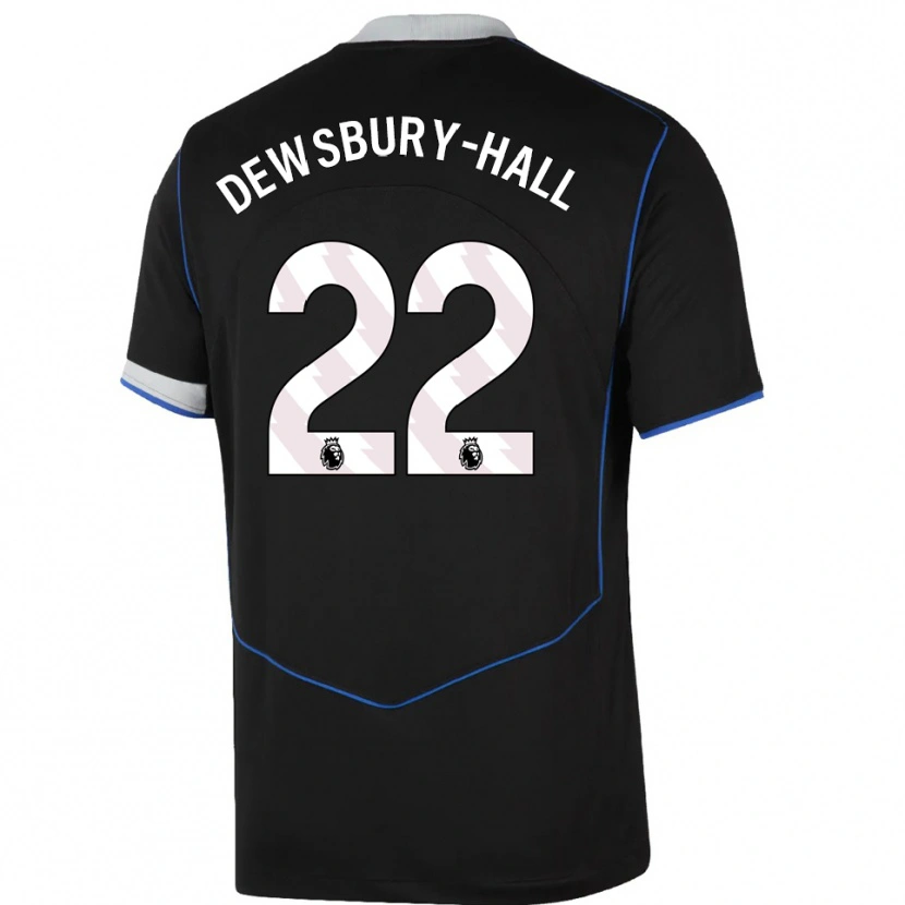 Danxen Dames Kiernan Dewsbury-Hall #22 Zwart Blauw Zilver Thuisshirt Derde Tenue 2025/26 T-Shirt
