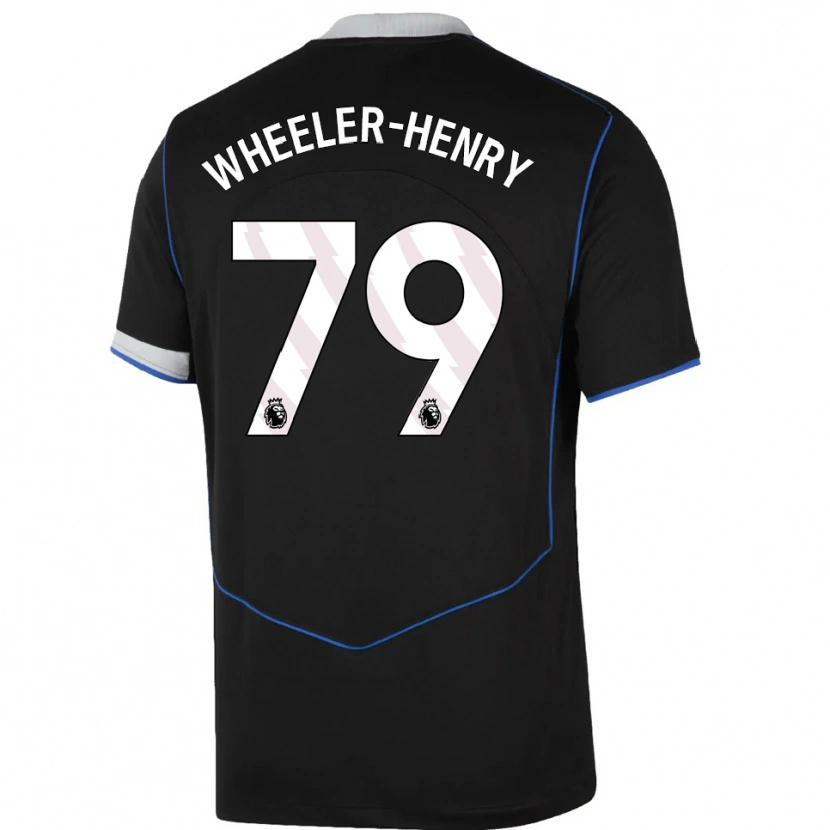 Danxen Dames Joseph Wheeler-Henry #79 Zwart Blauw Zilver Thuisshirt Derde Tenue 2025/26 T-Shirt