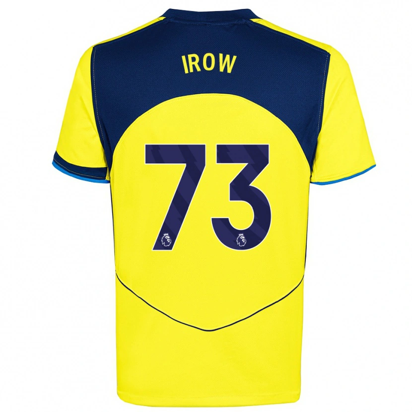 Danxen Dames Oliver Irow #73 Geel Marineblauw Thuisshirt Derde Tenue 2025/26 T-Shirt