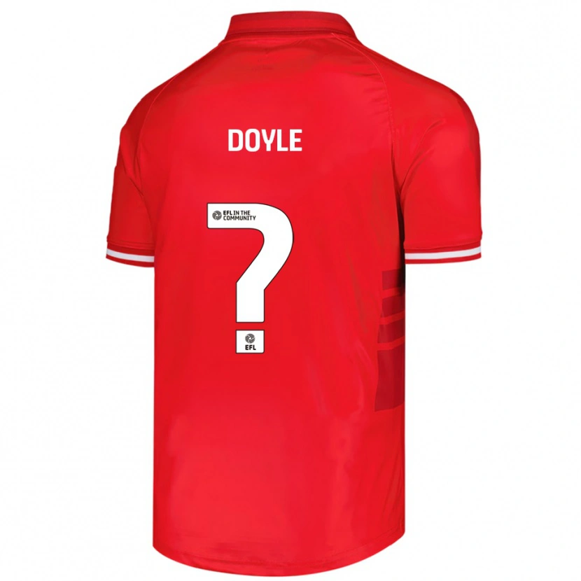 Danxen Kinderen Matty Doyle #0 Rood Wit Thuisshirt Thuistenue 2025/26 T-Shirt
