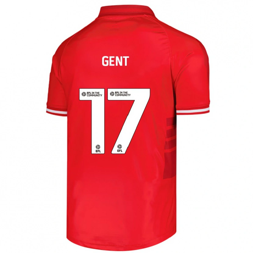 Danxen Kinderen Georgie Gent #17 Rood Wit Thuisshirt Thuistenue 2025/26 T-Shirt