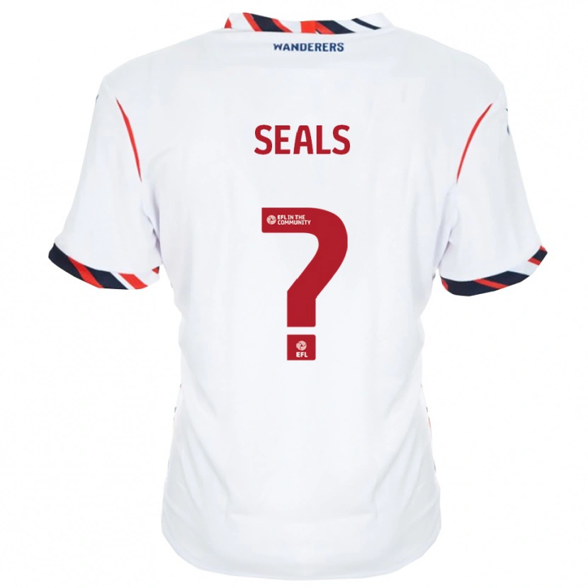 Danxen Kinderen Eleanor Seals #0 Wit Rood Thuisshirt Thuistenue 2025/26 T-Shirt