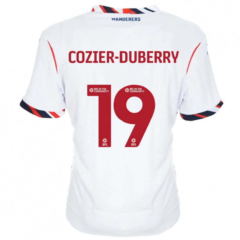 Danxen Kinderen Amario Cozier-Duberry #19 Wit Rood Thuisshirt Thuistenue 2025/26 T-Shirt