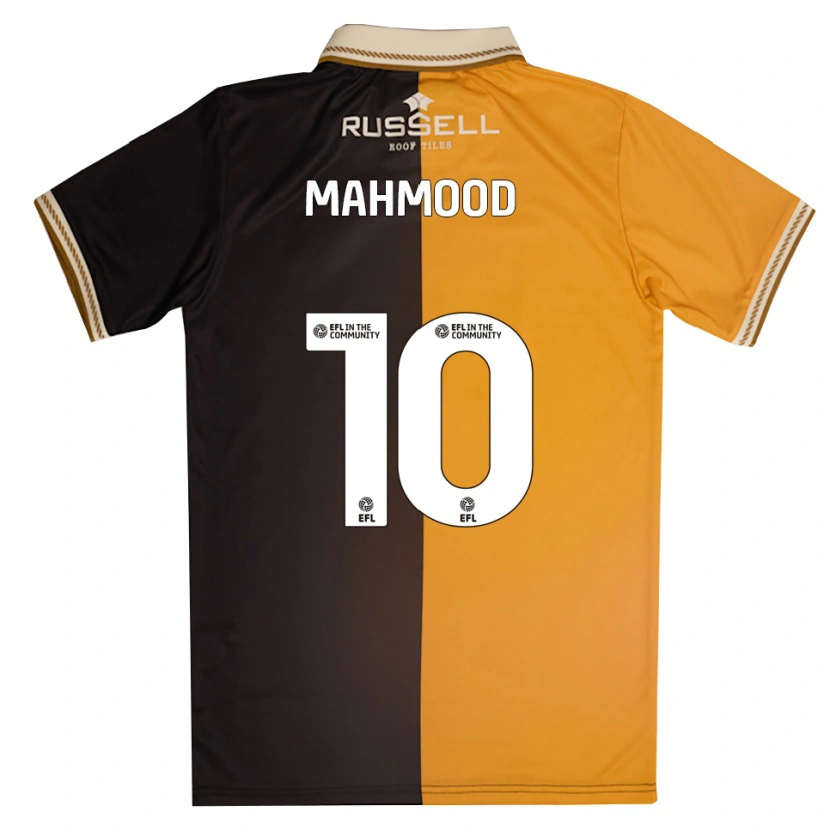 Danxen Kinderen Hajrah Mahmood #10 Geel Zwart Thuisshirt Thuistenue 2025/26 T-Shirt