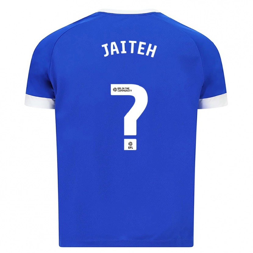 Danxen Kinderen Dembo Jaiteh #0 Blauw Wit Thuisshirt Thuistenue 2025/26 T-Shirt
