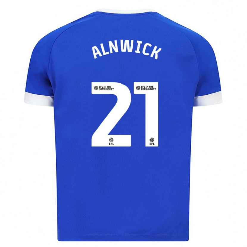 Danxen Kinderen Jak Alnwick #21 Blauw Wit Thuisshirt Thuistenue 2025/26 T-Shirt