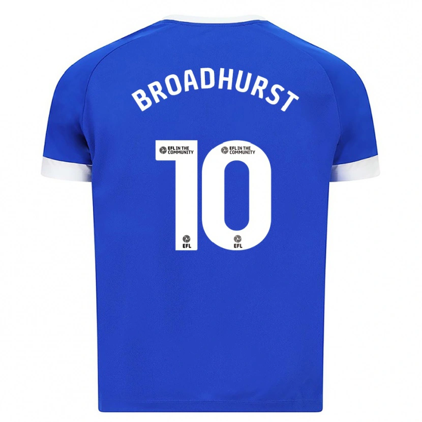 Danxen Kinderen Danielle Broadhurst #10 Blauw Wit Thuisshirt Thuistenue 2025/26 T-Shirt