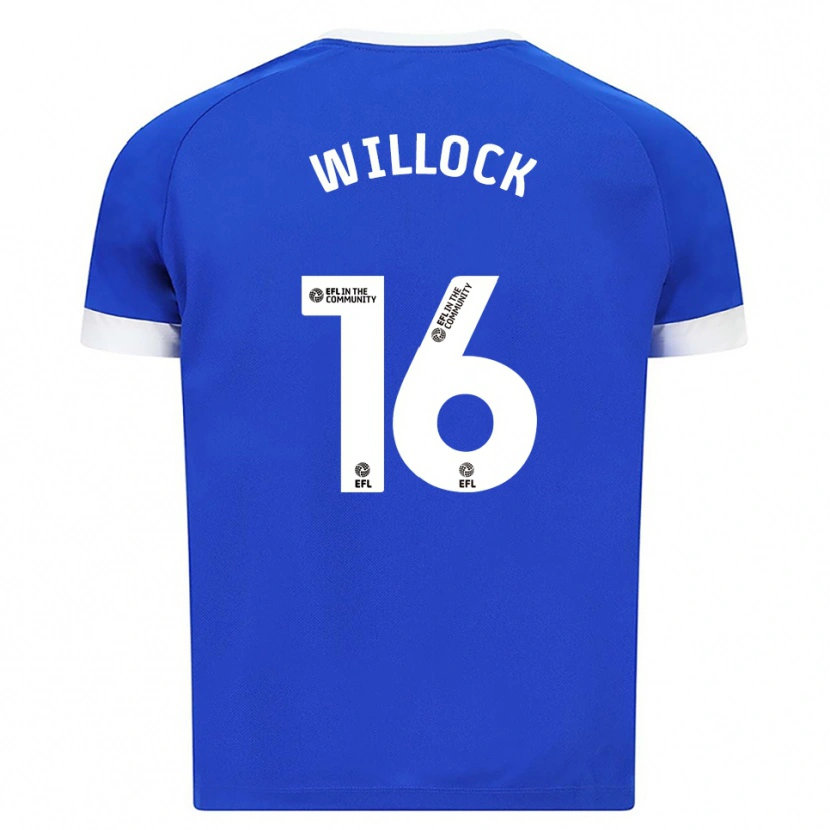 Danxen Kinderen Chris Willock #16 Blauw Wit Thuisshirt Thuistenue 2025/26 T-Shirt