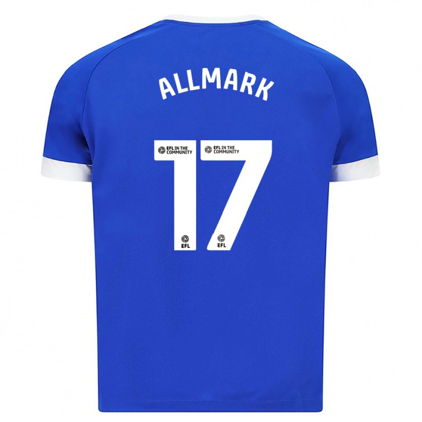 Danxen Kinderen Hayden Allmark #17 Blauw Wit Thuisshirt Thuistenue 2025/26 T-Shirt