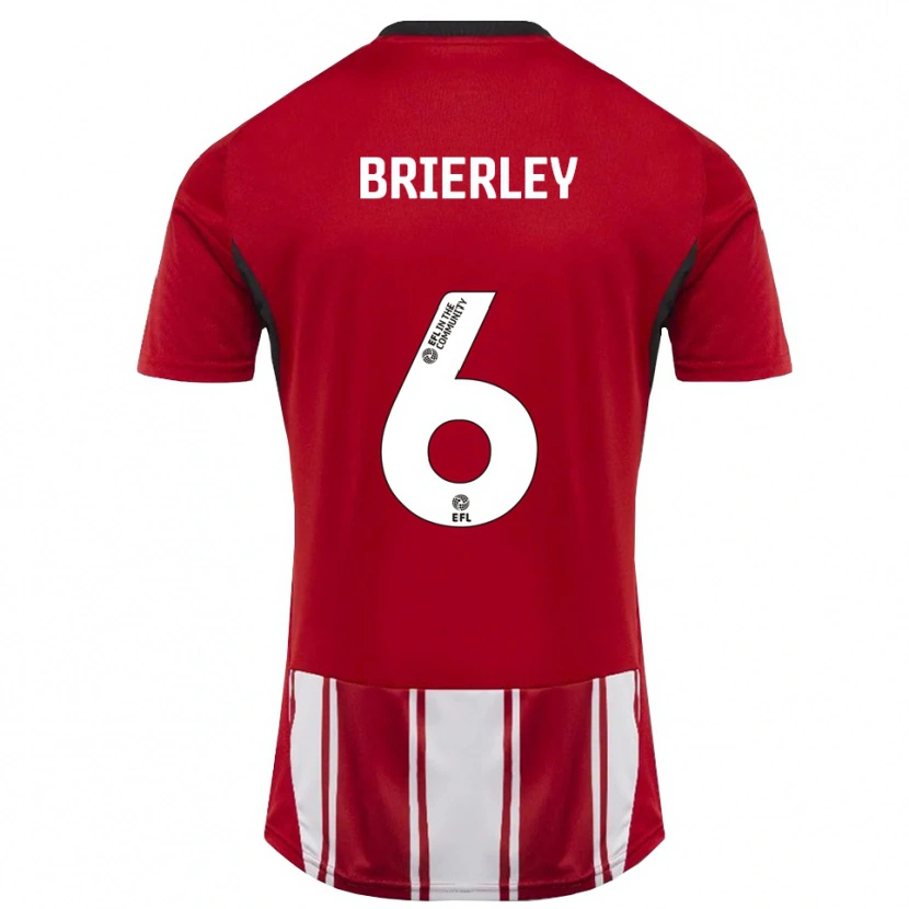 Danxen Kinderen Ethan Brierley #6 Rood Wit Zwart Thuisshirt Thuistenue 2025/26 T-Shirt