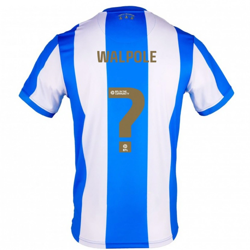Danxen Kinderen Alex Walpole #0 Blauw Wit Thuisshirt Thuistenue 2025/26 T-Shirt