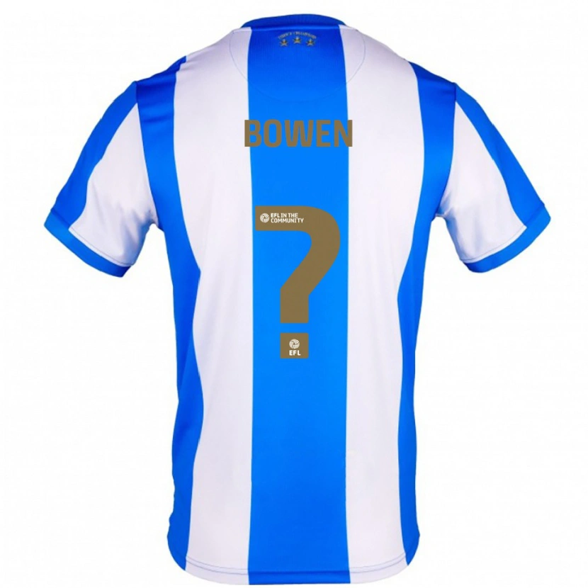Danxen Kinderen Staitham Bowen #0 Blauw Wit Thuisshirt Thuistenue 2025/26 T-Shirt