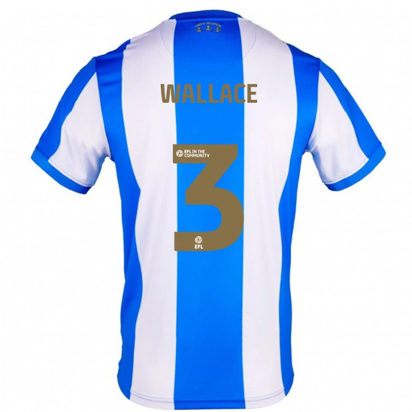 Danxen Kinderen Murray Wallace #3 Blauw Wit Thuisshirt Thuistenue 2025/26 T-Shirt