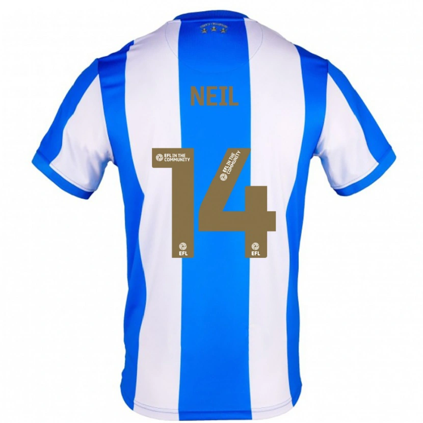 Danxen Kinderen Marlie Neil #14 Blauw Wit Thuisshirt Thuistenue 2025/26 T-Shirt