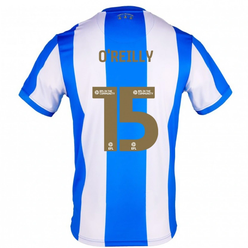 Danxen Kinderen Aaron O'reilly #15 Blauw Wit Thuisshirt Thuistenue 2025/26 T-Shirt