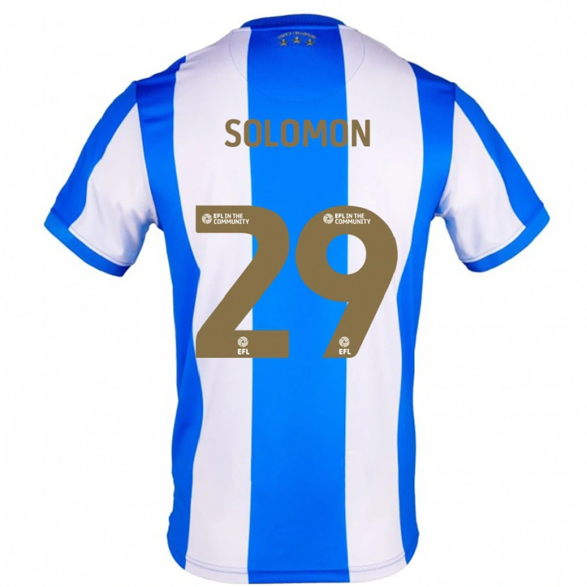 Danxen Kinderen Eko Solomon #29 Blauw Wit Thuisshirt Thuistenue 2025/26 T-Shirt