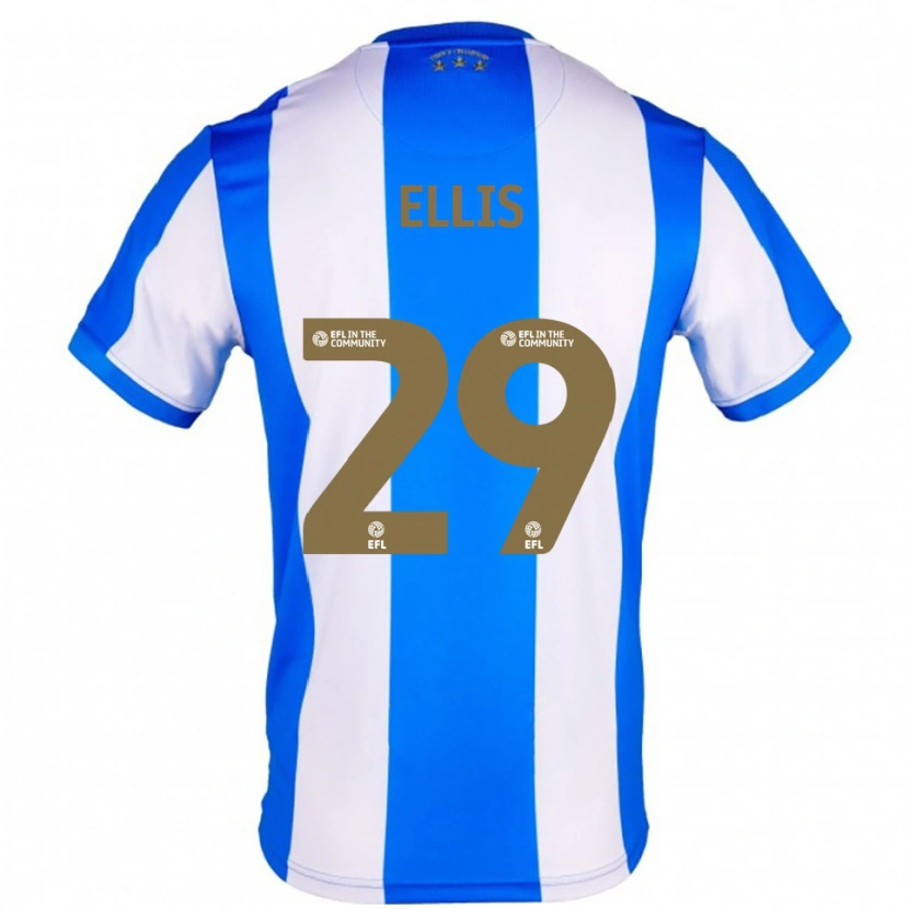 Danxen Kinderen Molly Ellis #29 Blauw Wit Thuisshirt Thuistenue 2025/26 T-Shirt