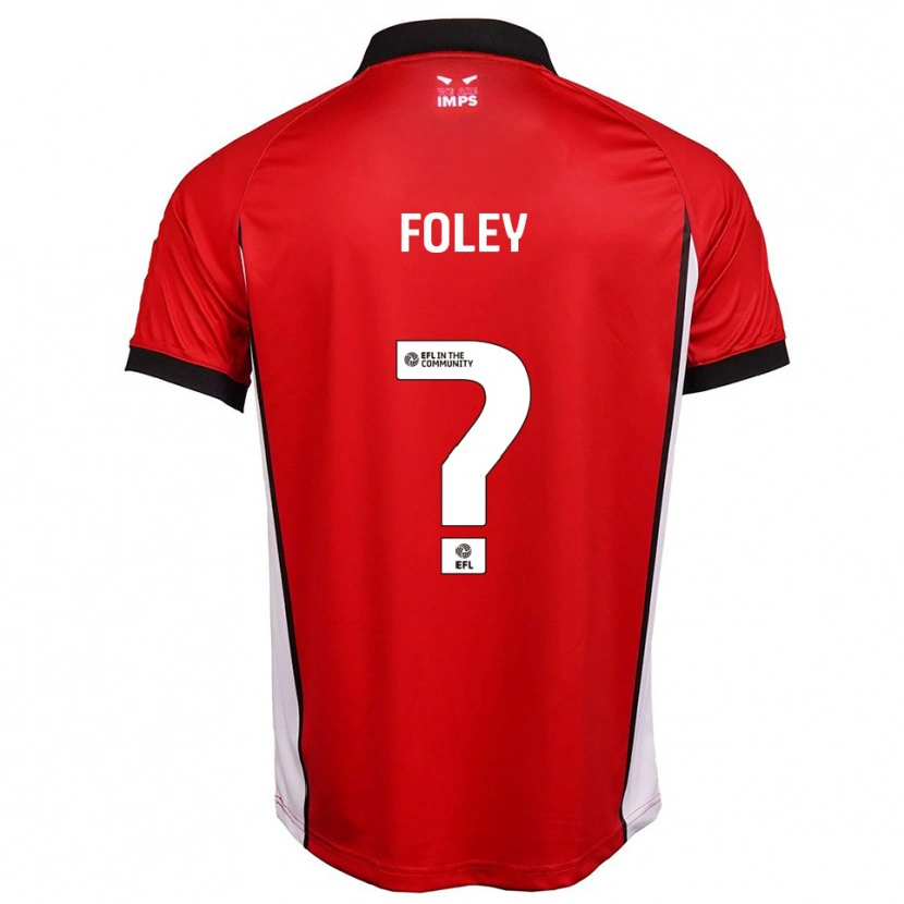 Danxen Kinderen Ebony Foley #0 Rood Wit Thuisshirt Thuistenue 2025/26 T-Shirt