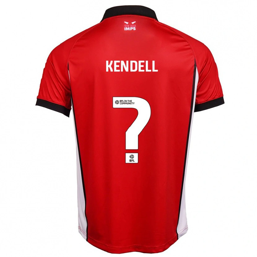 Danxen Kinderen Becky Kendell #0 Rood Wit Thuisshirt Thuistenue 2025/26 T-Shirt