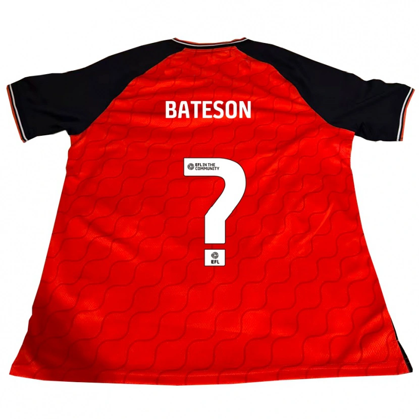 Danxen Kinderen Jack Bateson #0 Oranje Zwart Wit Thuisshirt Thuistenue 2025/26 T-Shirt
