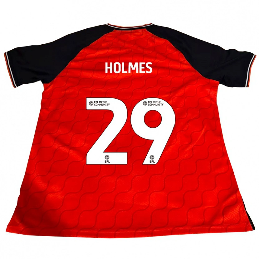 Danxen Kinderen Tom Holmes #29 Oranje Zwart Wit Thuisshirt Thuistenue 2025/26 T-Shirt