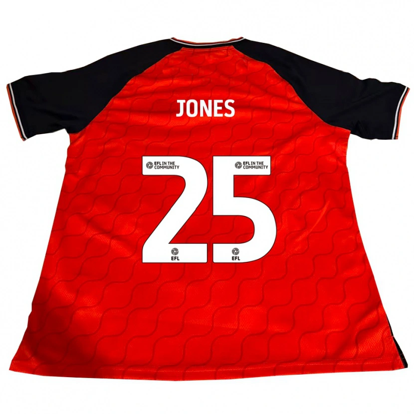 Danxen Kinderen Isaiah Jones #25 Oranje Zwart Wit Thuisshirt Thuistenue 2025/26 T-Shirt
