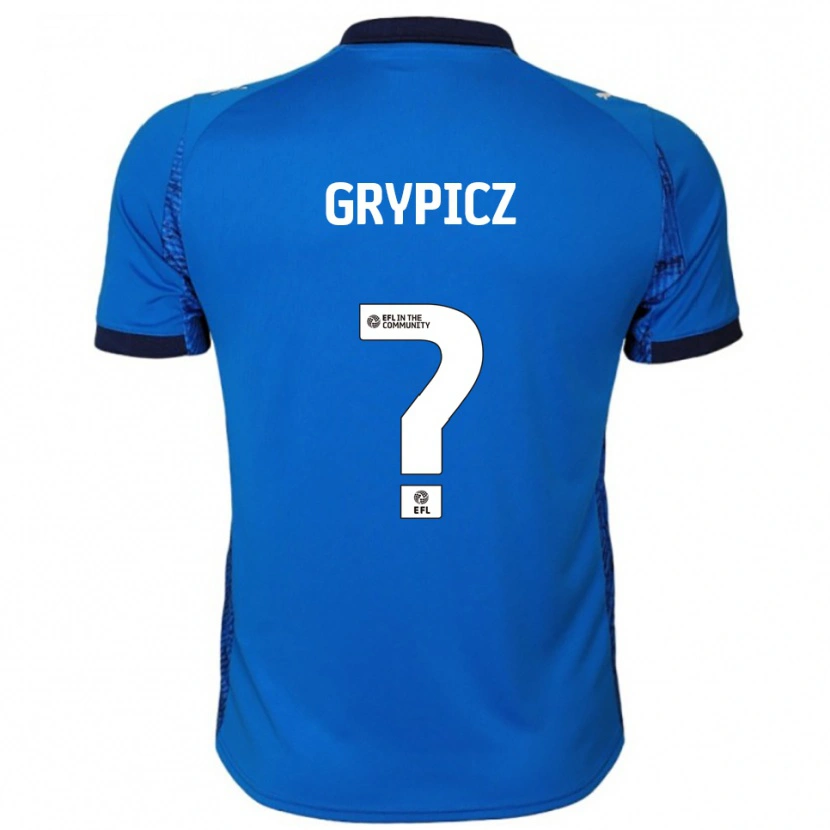 Danxen Kinderen Brandon Grypicz #0 Blauw Wit Thuisshirt Thuistenue 2025/26 T-Shirt