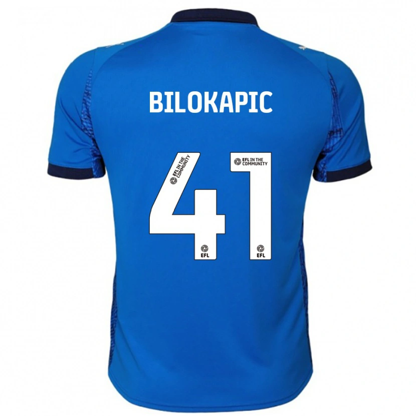 Danxen Kinderen Nicholas Bilokapic #41 Blauw Wit Thuisshirt Thuistenue 2025/26 T-Shirt