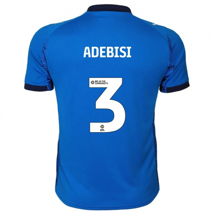 Danxen Kinderen Rio Adebisi #3 Blauw Wit Thuisshirt Thuistenue 2025/26 T-Shirt