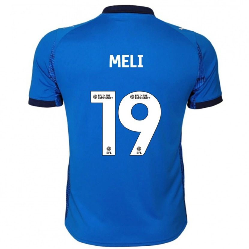 Danxen Kinderen Emily Meli #19 Blauw Wit Thuisshirt Thuistenue 2025/26 T-Shirt