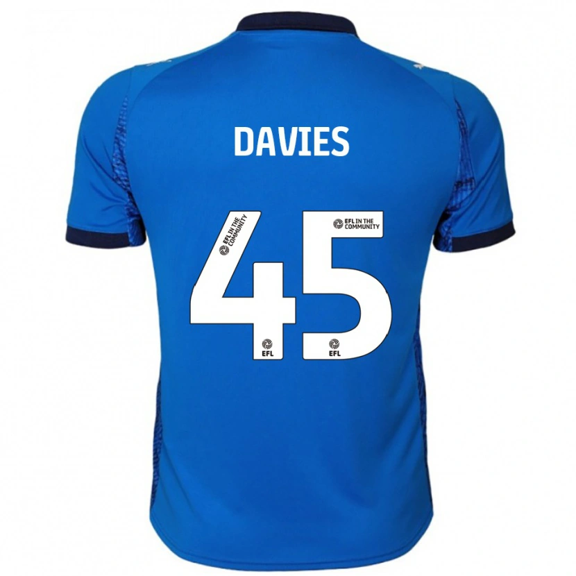 Danxen Kinderen Joe Davies #45 Blauw Wit Thuisshirt Thuistenue 2025/26 T-Shirt