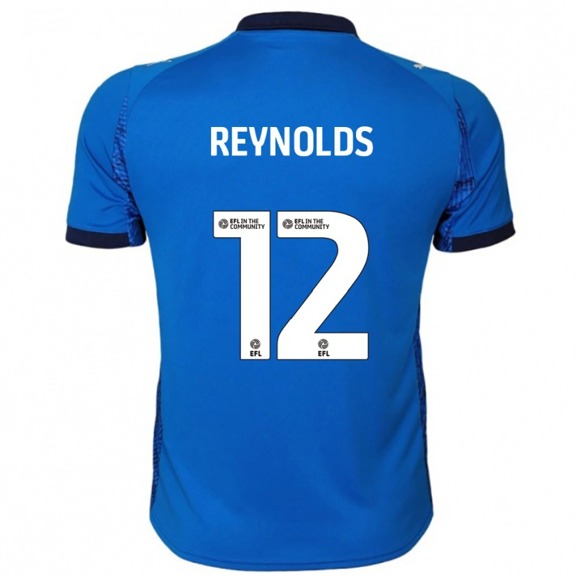 Danxen Kinderen Niamh Reynolds #12 Blauw Wit Thuisshirt Thuistenue 2025/26 T-Shirt