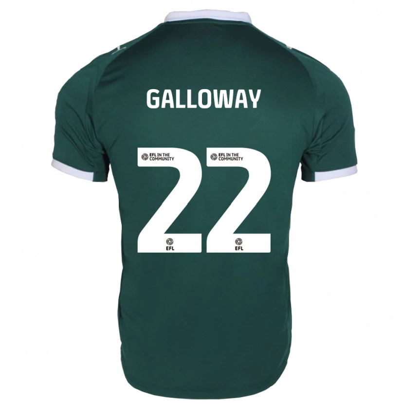 Danxen Kinderen Brendan Galloway #22 Groen Wit Thuisshirt Thuistenue 2025/26 T-Shirt