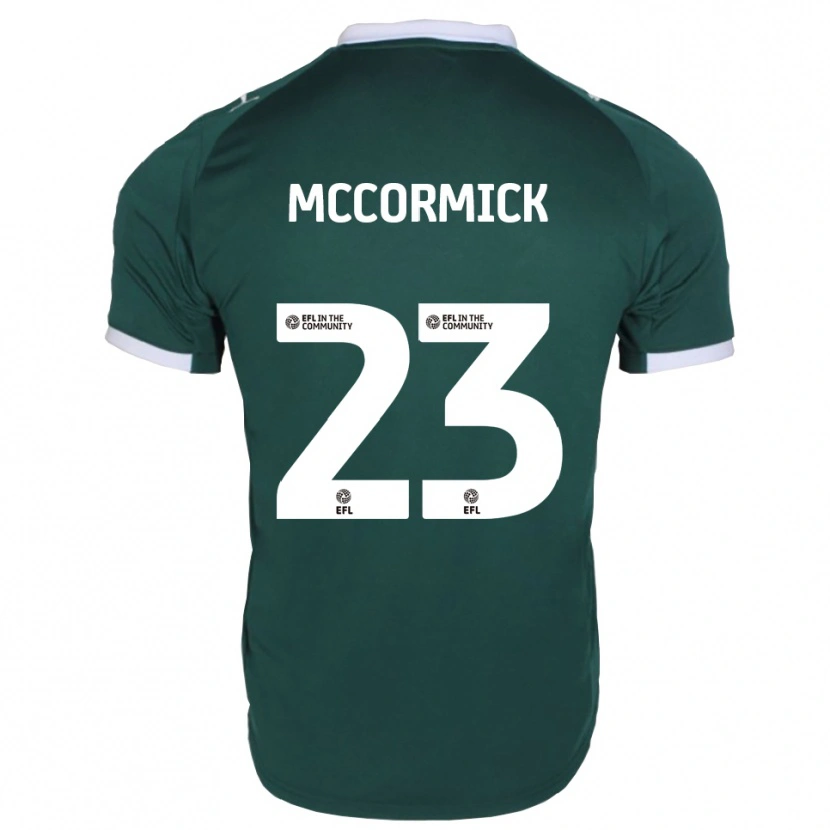Danxen Kinderen Leo Mccormick #23 Groen Wit Thuisshirt Thuistenue 2025/26 T-Shirt
