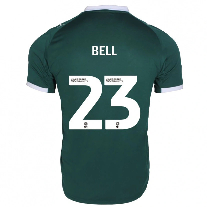 Danxen Kinderen Katelyn Bell #23 Groen Wit Thuisshirt Thuistenue 2025/26 T-Shirt