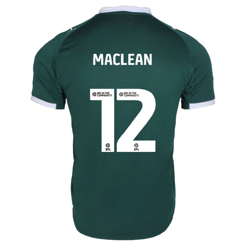 Danxen Kinderen Toby Maclean #12 Groen Wit Thuisshirt Thuistenue 2025/26 T-Shirt
