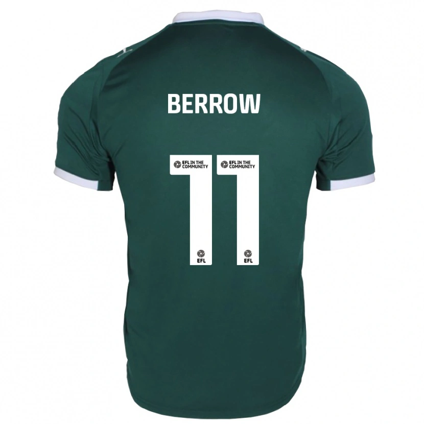 Danxen Kinderen Jade Berrow #11 Groen Wit Thuisshirt Thuistenue 2025/26 T-Shirt