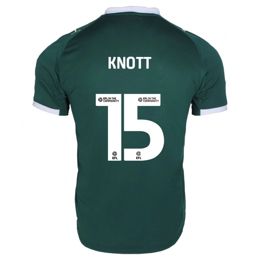 Danxen Kinderen Georgie Knott #15 Groen Wit Thuisshirt Thuistenue 2025/26 T-Shirt