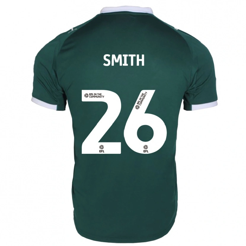 Danxen Kinderen Caitlin Smith #26 Groen Wit Thuisshirt Thuistenue 2025/26 T-Shirt