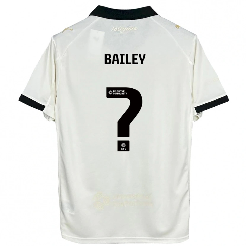Danxen Kinderen Hollie Bailey #0 Gebroken Wit Zwart Thuisshirt Thuistenue 2025/26 T-Shirt