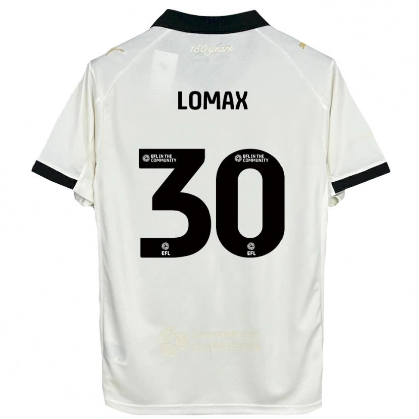 Danxen Kinderen Ben Lomax #30 Gebroken Wit Zwart Thuisshirt Thuistenue 2025/26 T-Shirt