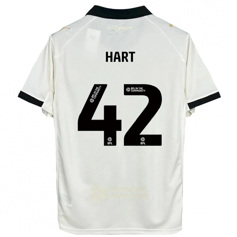 Danxen Kinderen Sam Hart #42 Gebroken Wit Zwart Thuisshirt Thuistenue 2025/26 T-Shirt