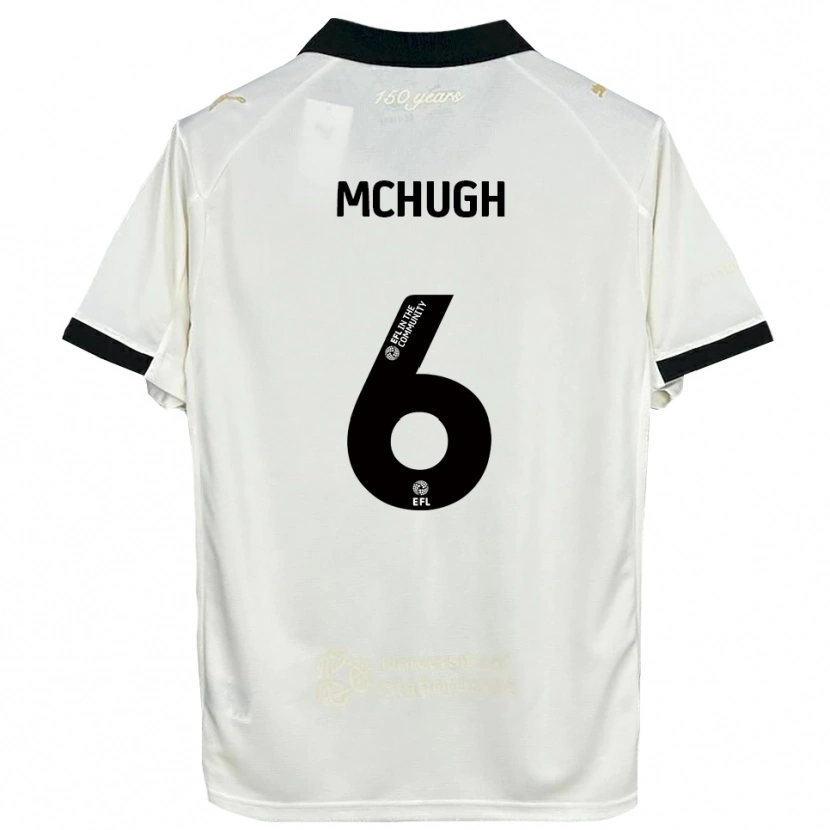 Danxen Kinderen Sian Mchugh #6 Gebroken Wit Zwart Thuisshirt Thuistenue 2025/26 T-Shirt