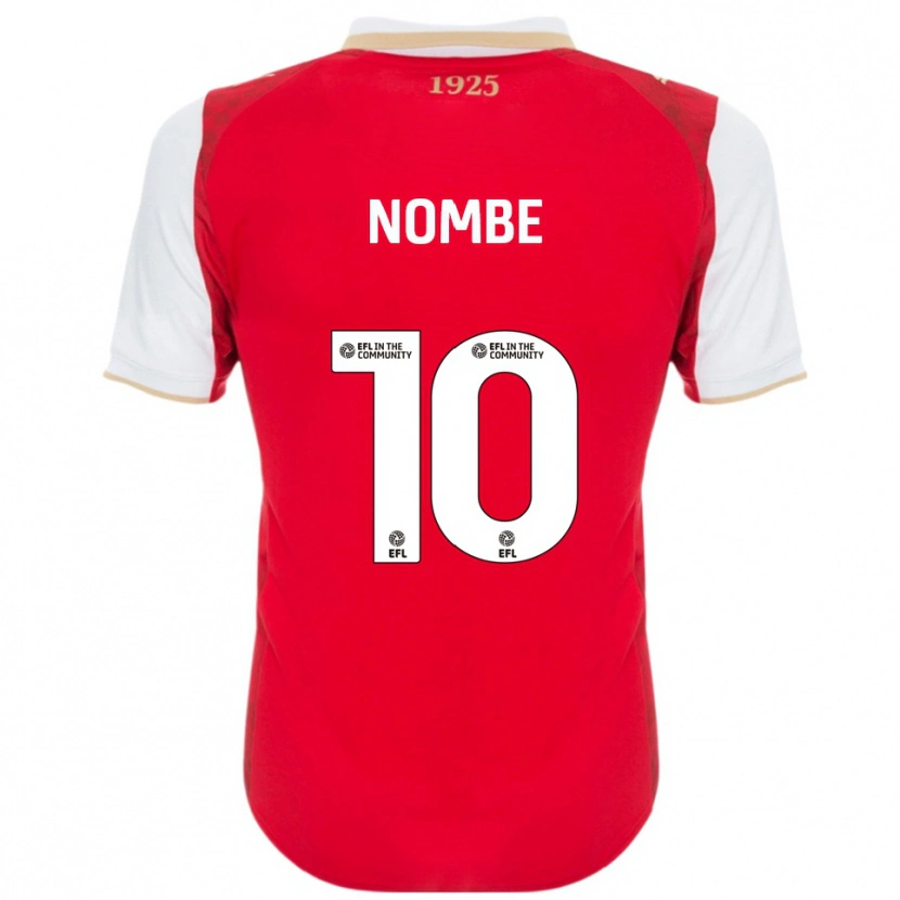 Danxen Kinderen Sam Nombe #10 Rood Wit Thuisshirt Thuistenue 2025/26 T-Shirt
